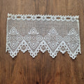 Vintage Scheibengardine Gardine 45x27cm für Stange ein Fenster Polyester