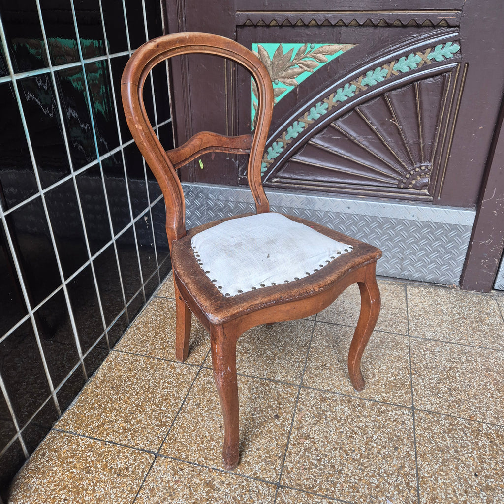 Antiker Stuhl Chippendale Eichenholz