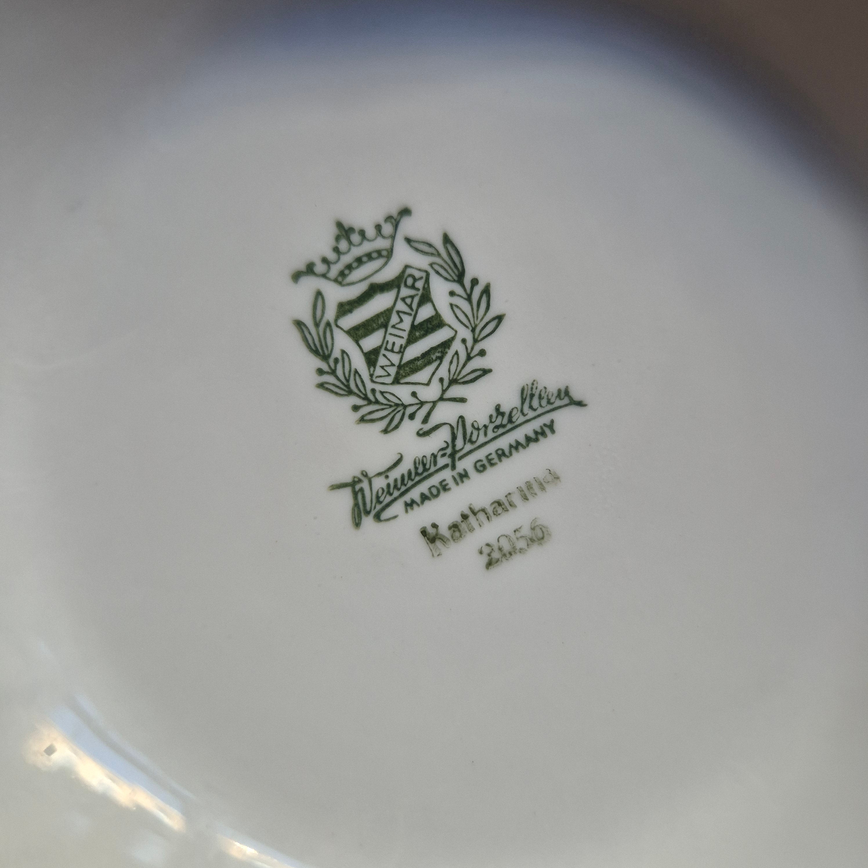 Antike Porzellan Kaffe-oder Teekanne von Weimar - Dekor "Katharina"