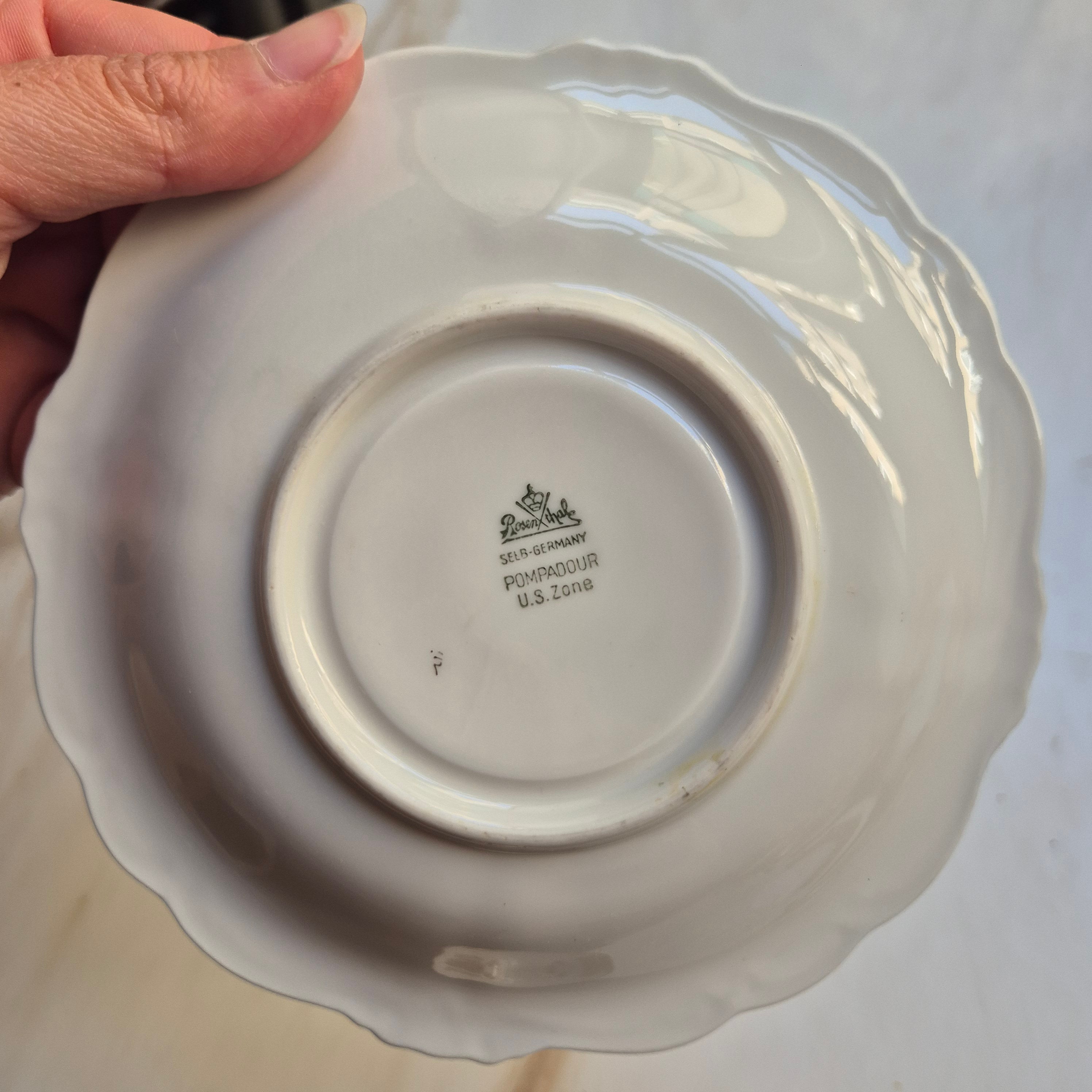 Rosenthal Pompadour - Teetasse - Kaffeetasse - Sammeltasse - Handbemalt