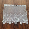 1x Vintage Scheibengardine Gardine 55x47cm für Stange ein Fenster