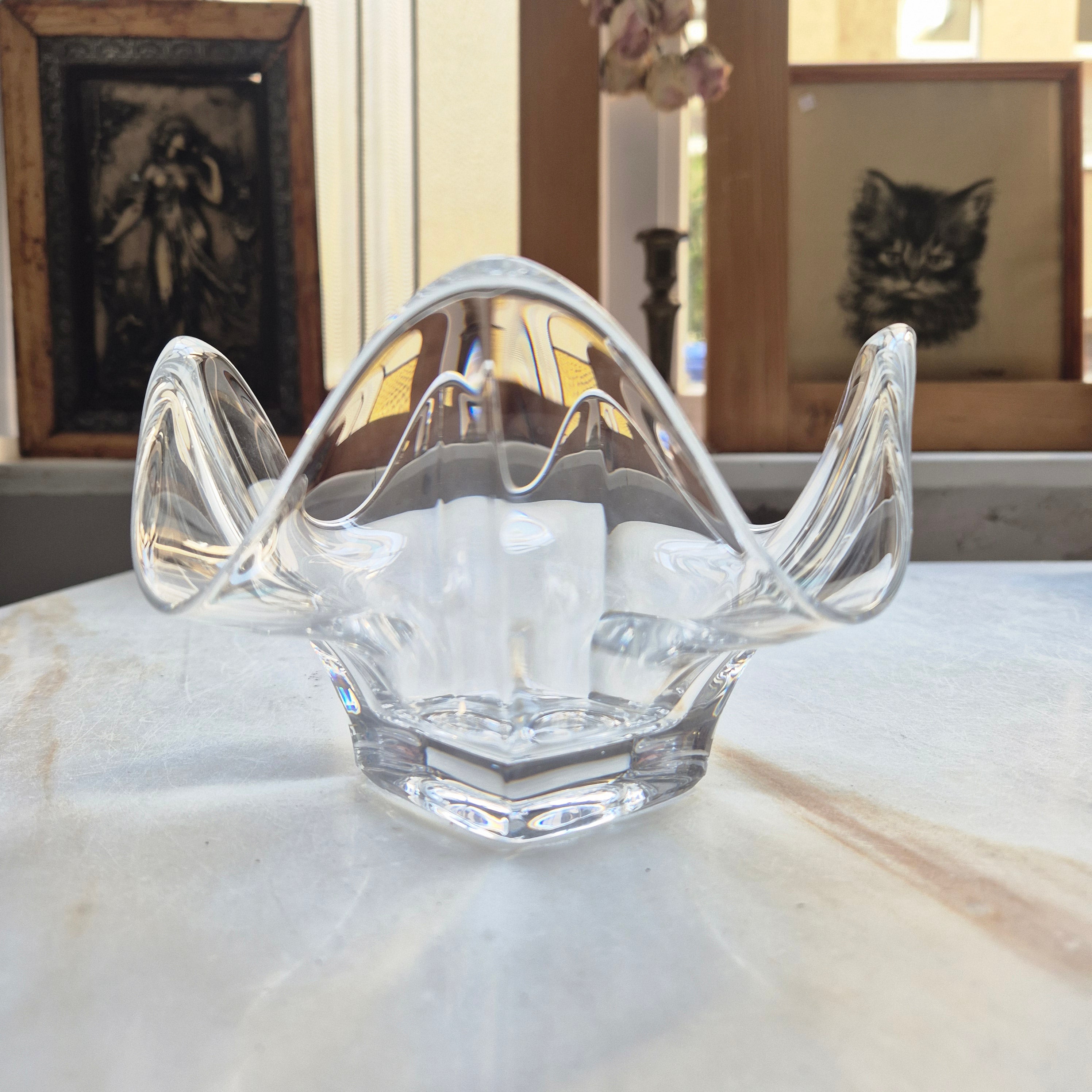 Vintage Glas Schale Französisches Design