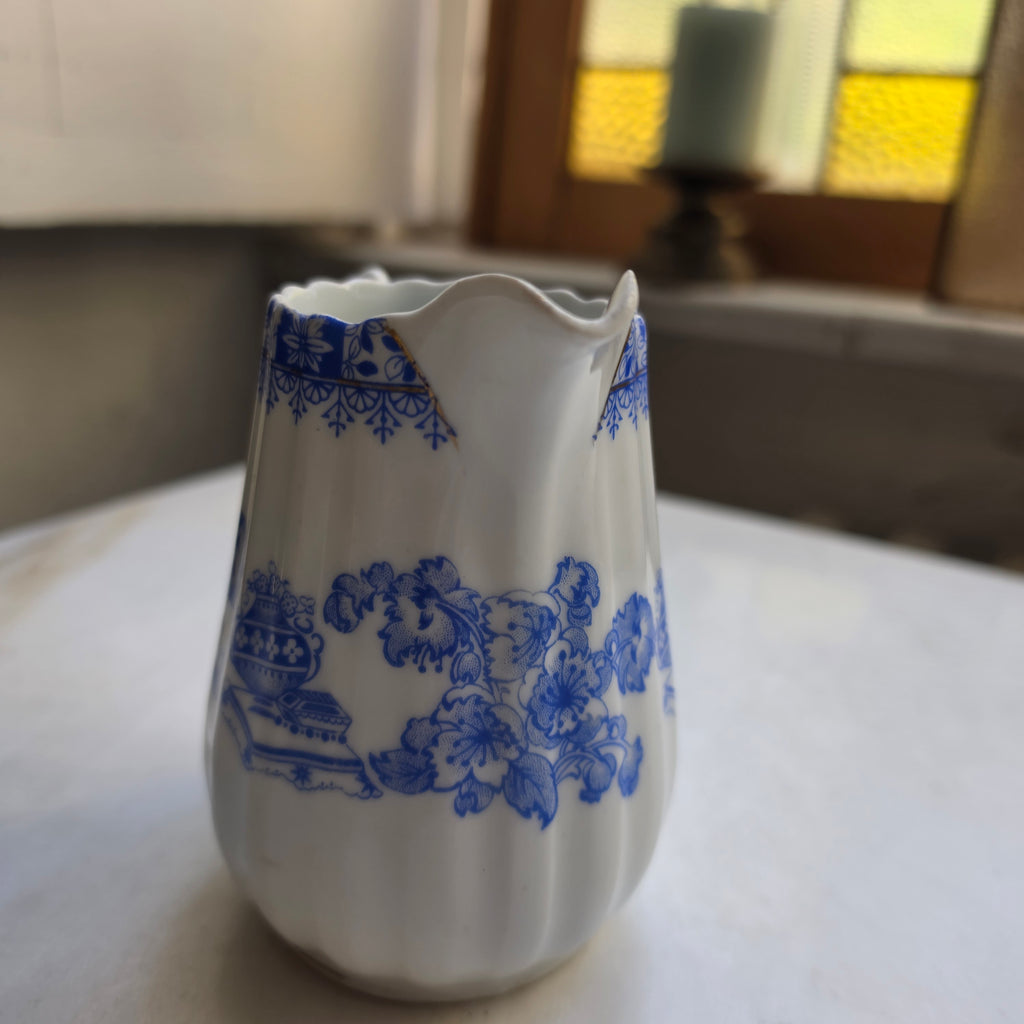 Antikes Vintage Milchkännchen „China Blau“ – Echt Tuppack Tiefenfurt