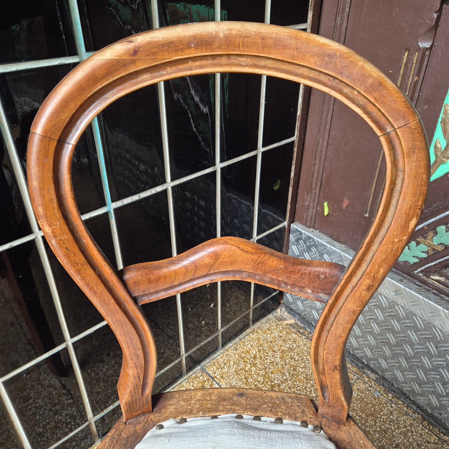 Antiker Stuhl Chippendale Eichenholz