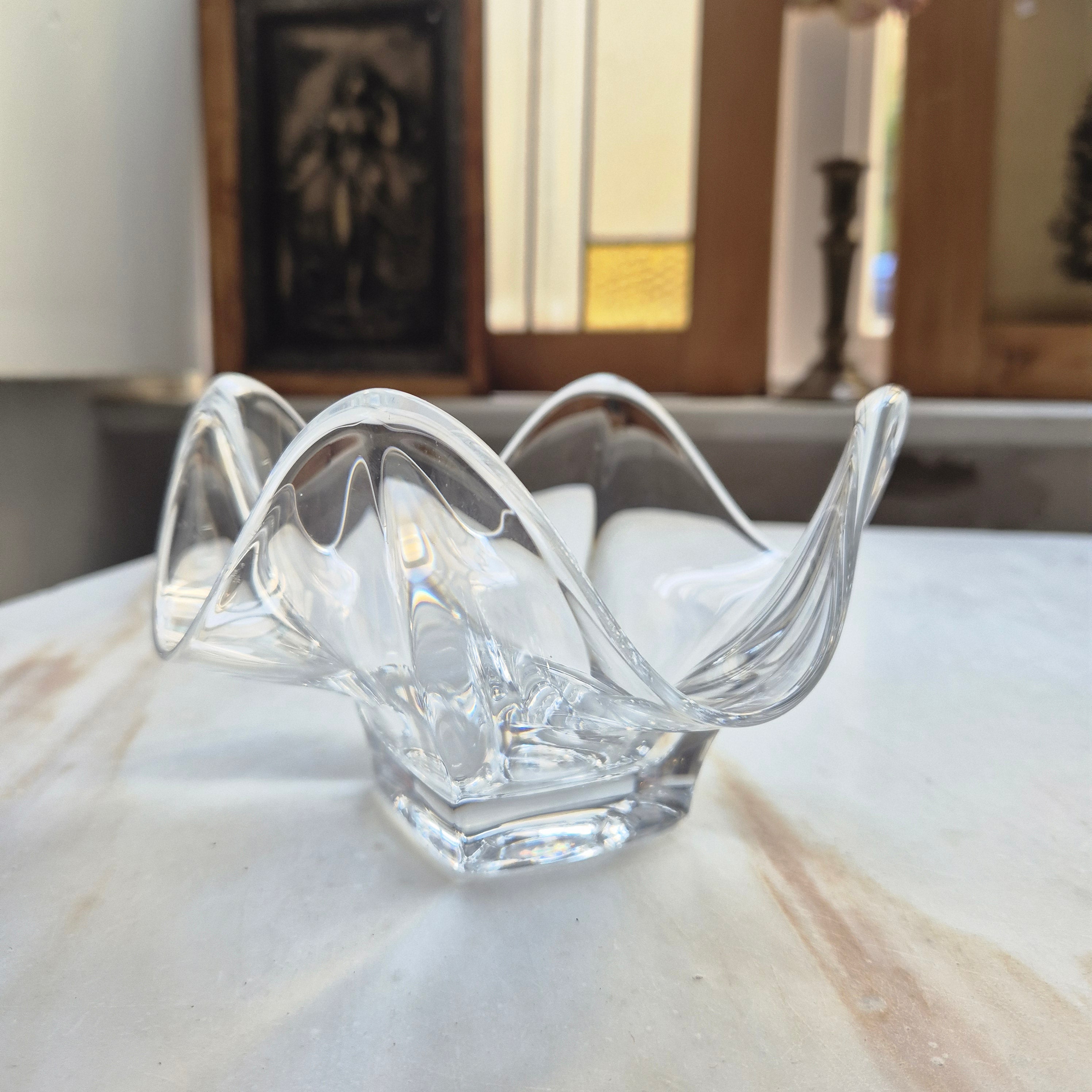 Vintage Glas Schale Französisches Design
