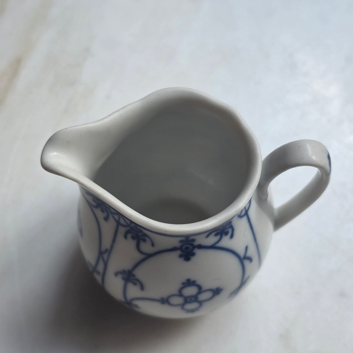 Vintage Winterling Porzellan-Milchkännchen – Blaues Zwiebelmuster - Indisch Blau