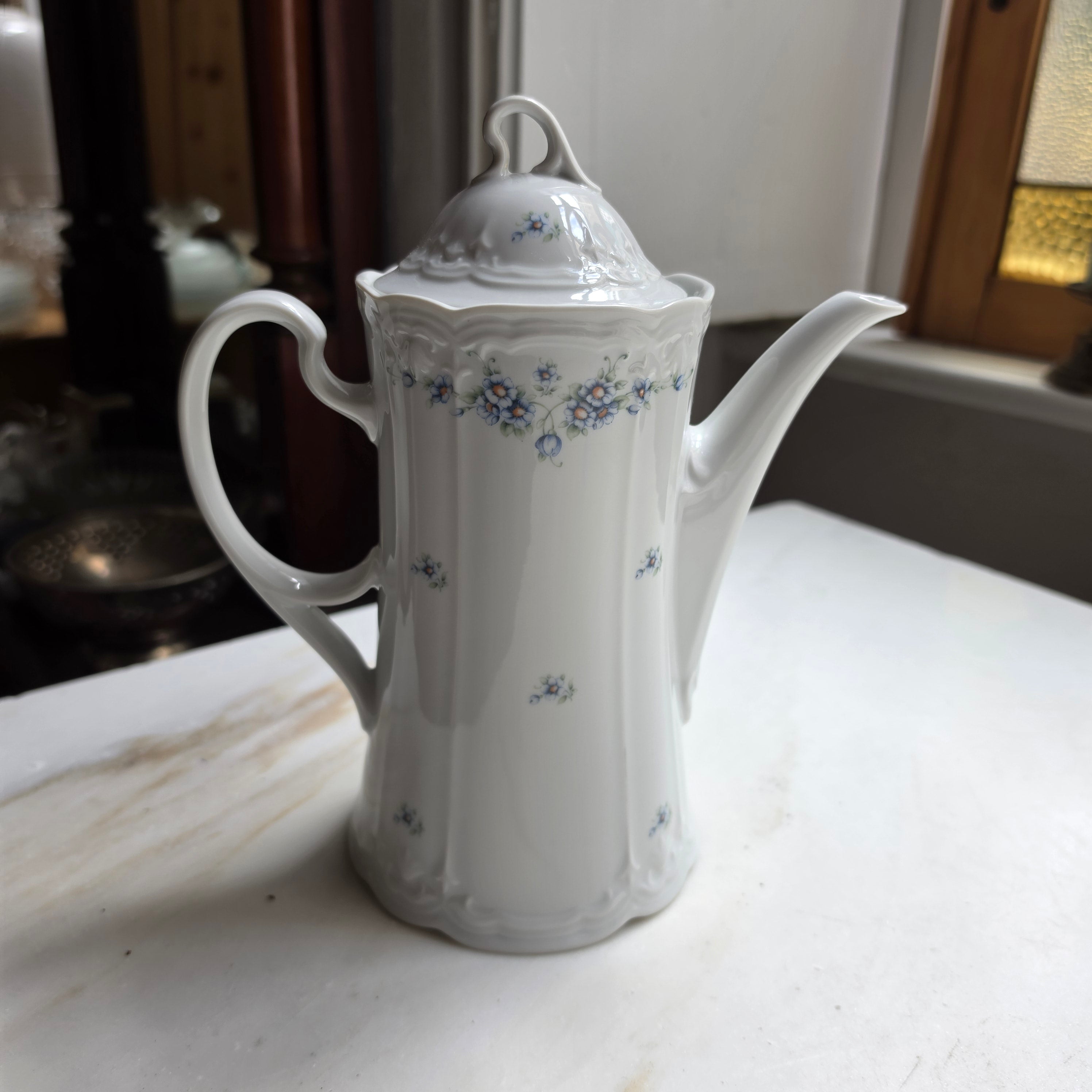 Seltmann Weiden "Julia" - Porzellan Kaffeekanne - mit Floralmuster