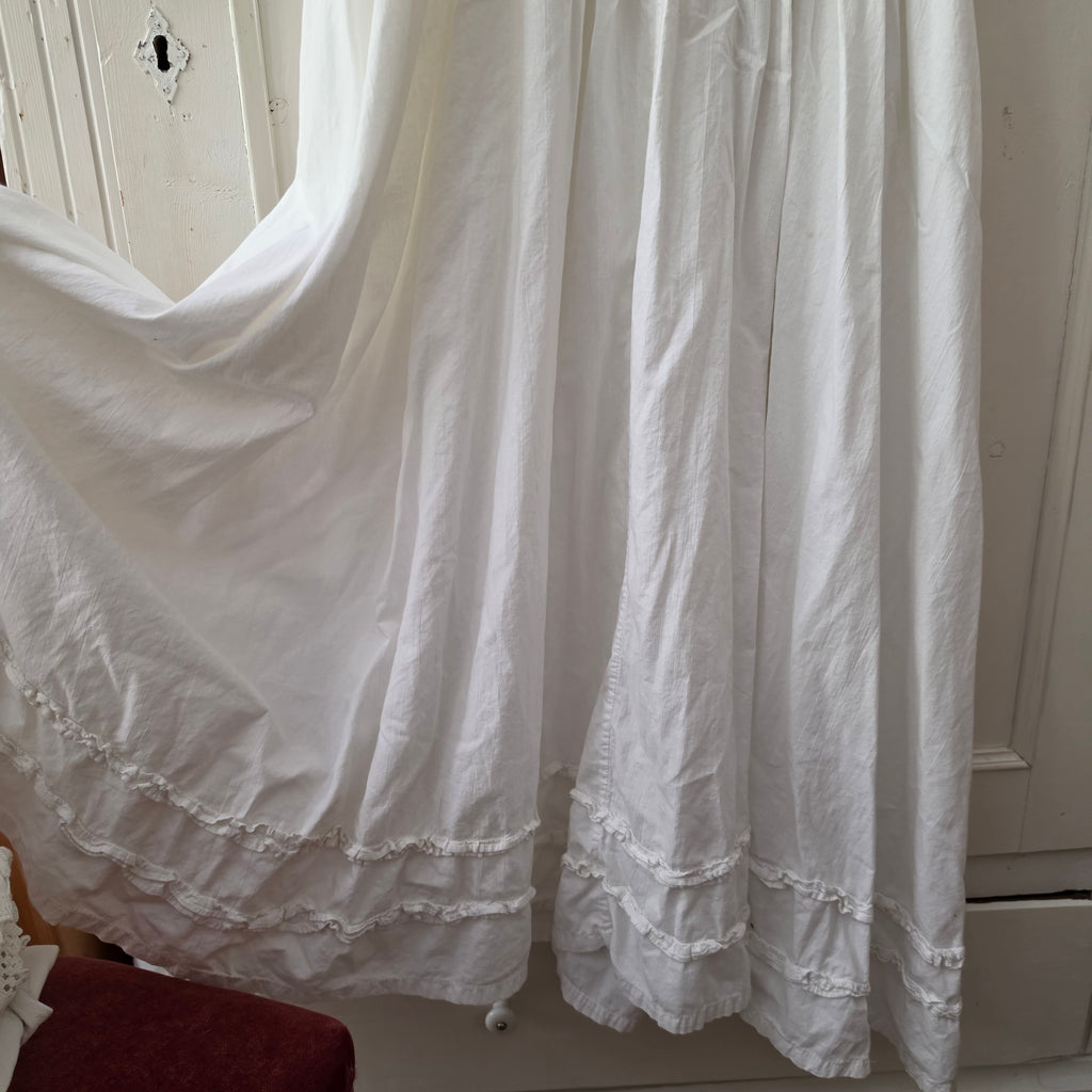 Vintage „True Romance“ Maxi-Baumwollkleid – Cottagecore Dream 90er Jahre