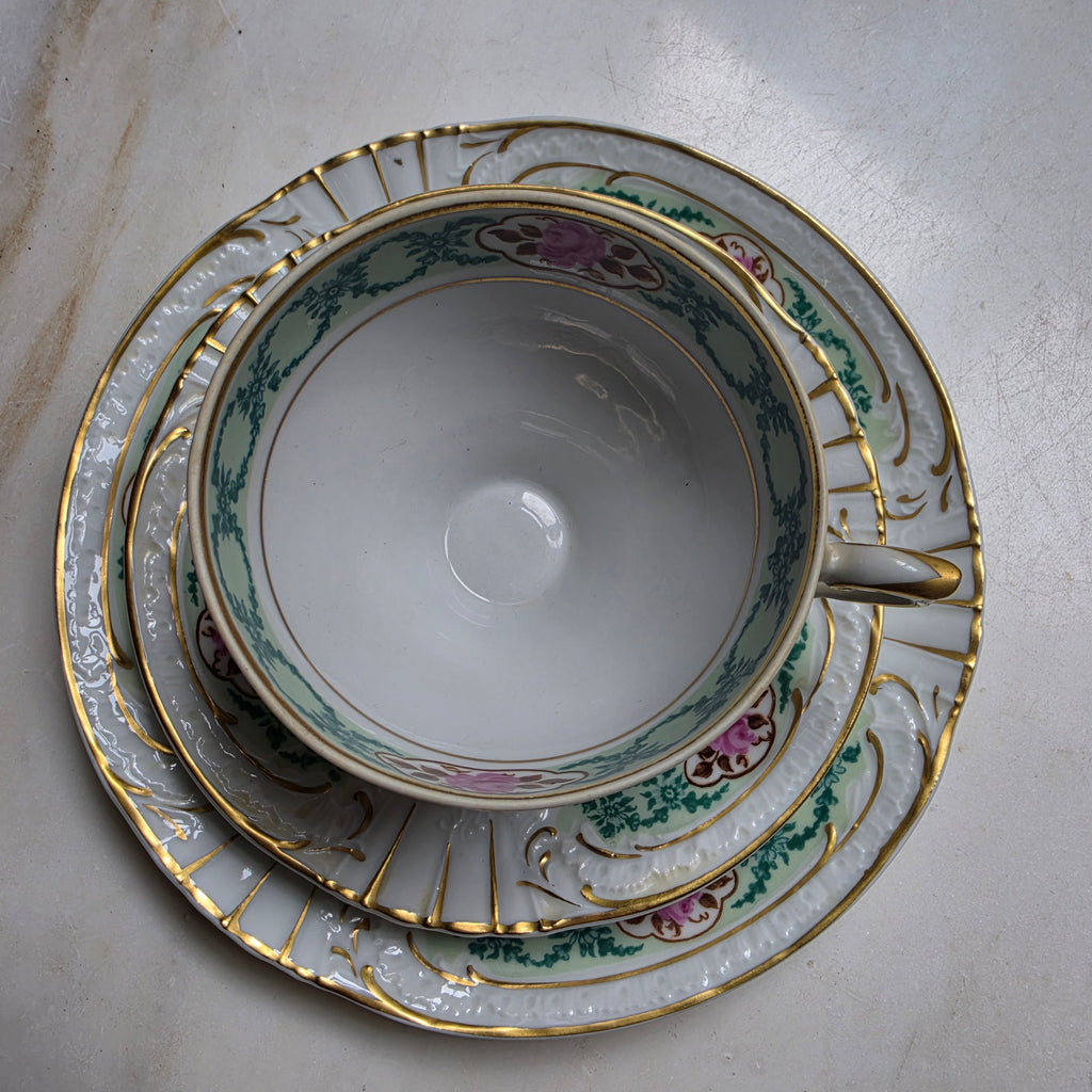 Antike Teetasse - Kaffeetasse - Sammeltasse - Handbemalt Made in GDR