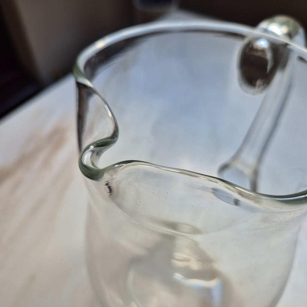 Vintage Glaskrug für Wasser oder Saft