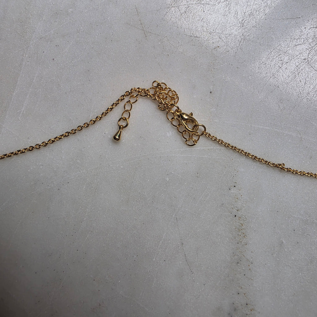 🍐 Vintage-Halskette mit charmantem Birnen-Anhänger & Strass 🌟