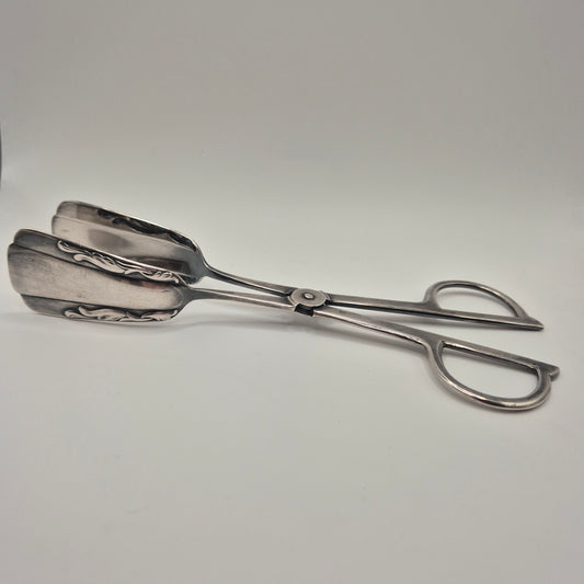 20er Jahre Gebäckzange Besteck versilbert