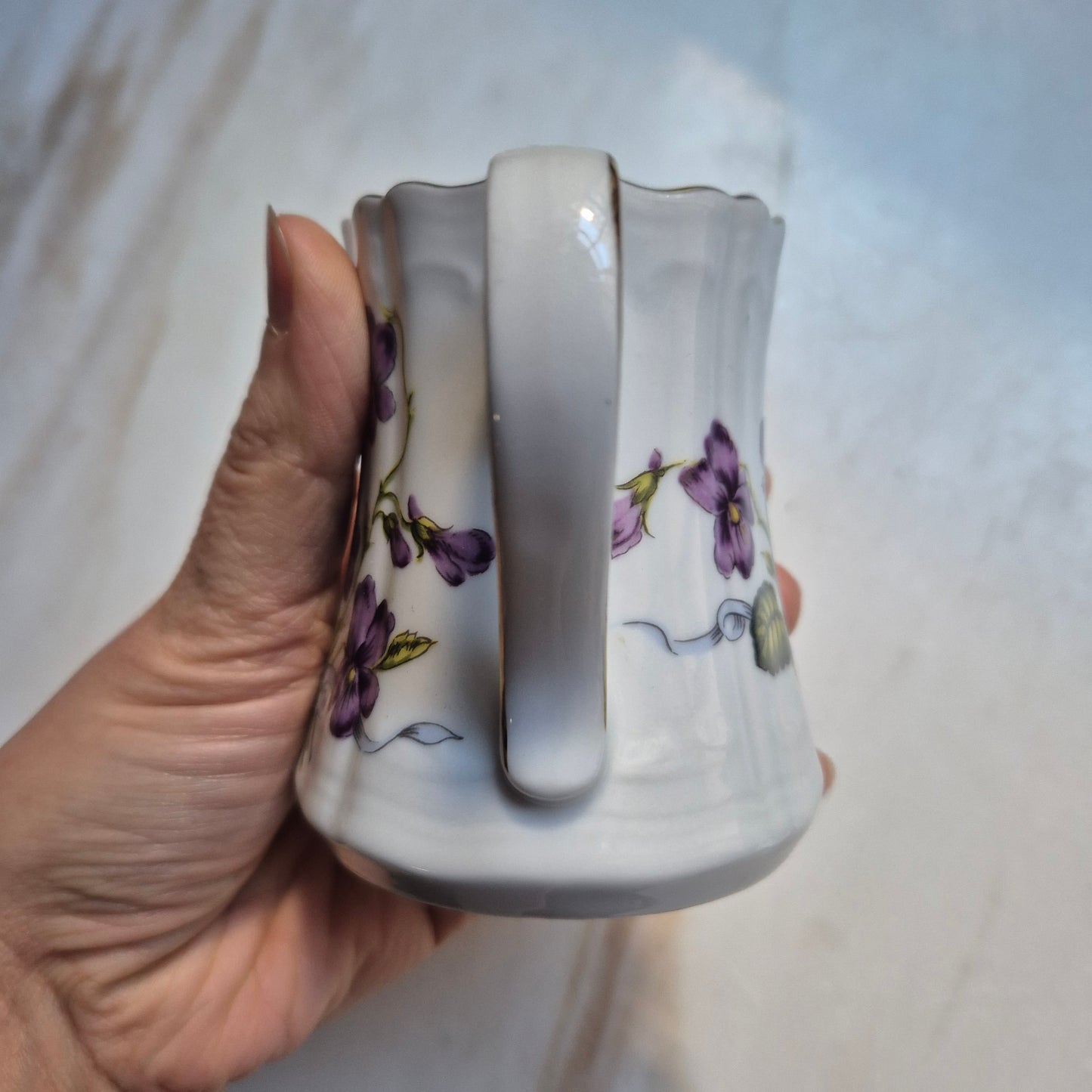 Antikes kleines Milchkännchen von Wumsiedel Bavaria Porzellan Germany