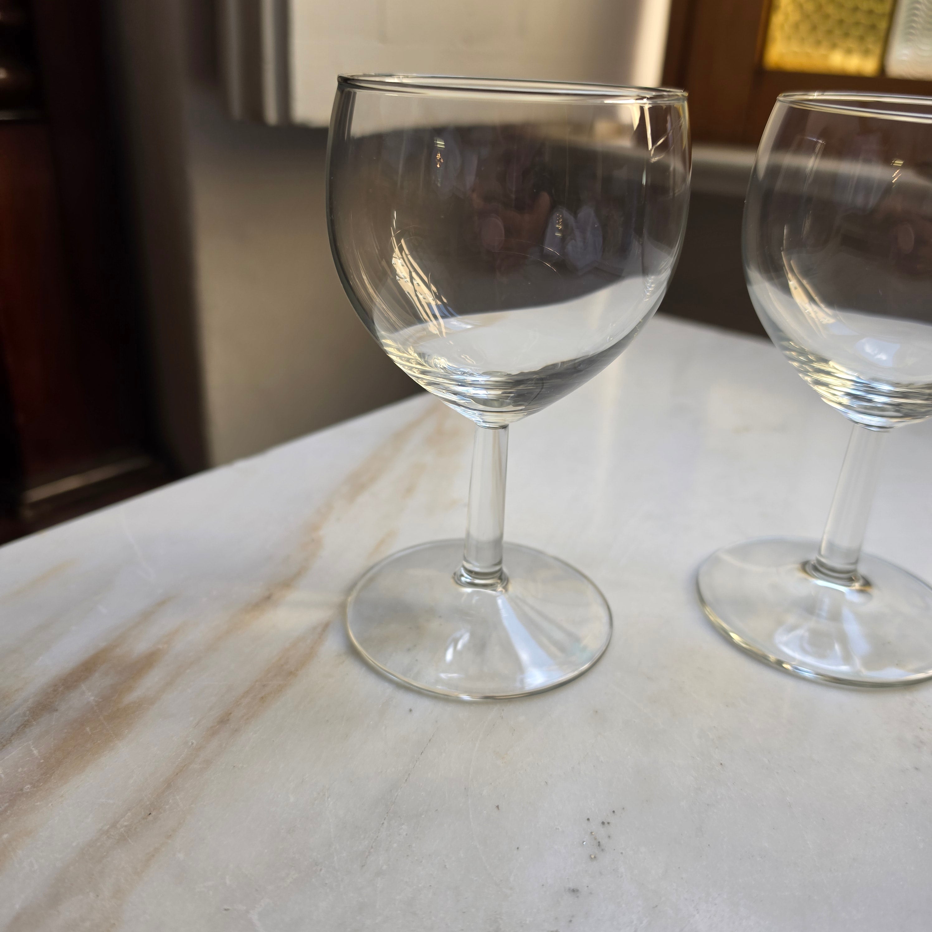 Elegantes 2er-Set Vintage Weingläser Südweingläser – Zeitlose Eleganz aus Klarglas