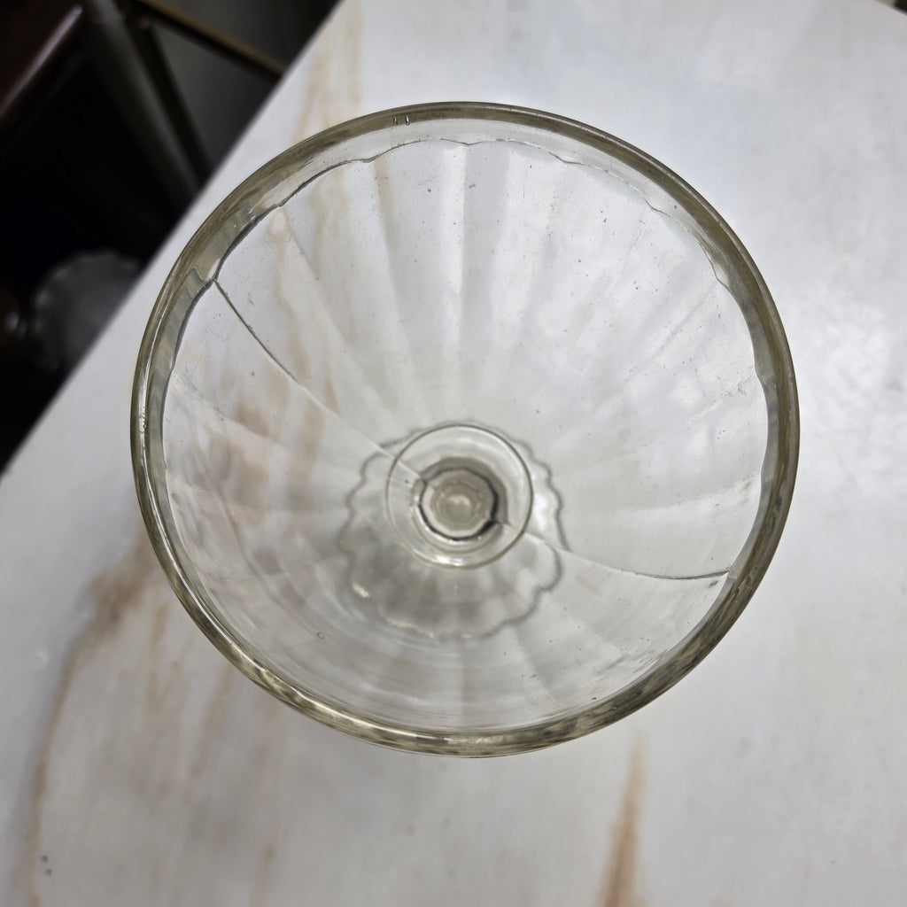 Altes 40er Jahre Glas groß oder auch Bonbonschale Vintage