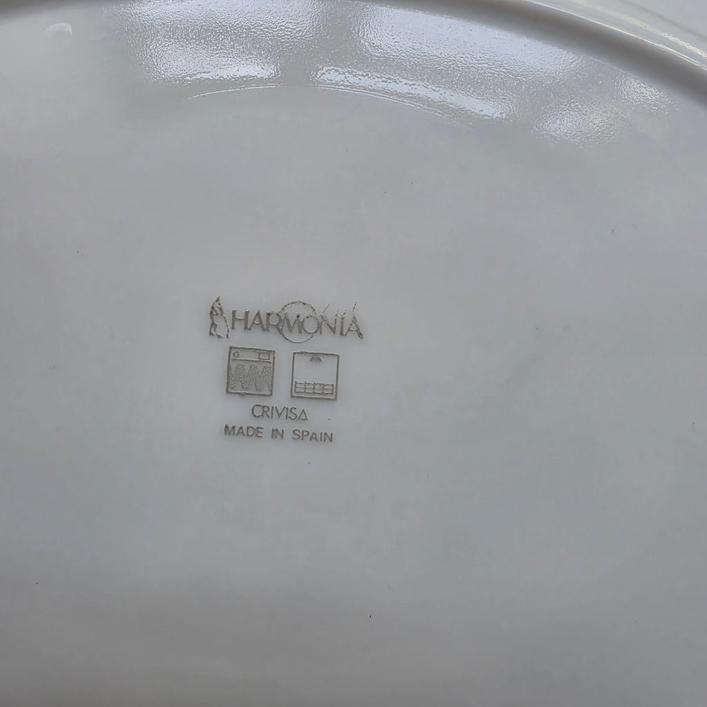 Vintage Servierplatte „Zwiebelmuster-Stil“ – Harmonia CRIVISA (Made in Spain)