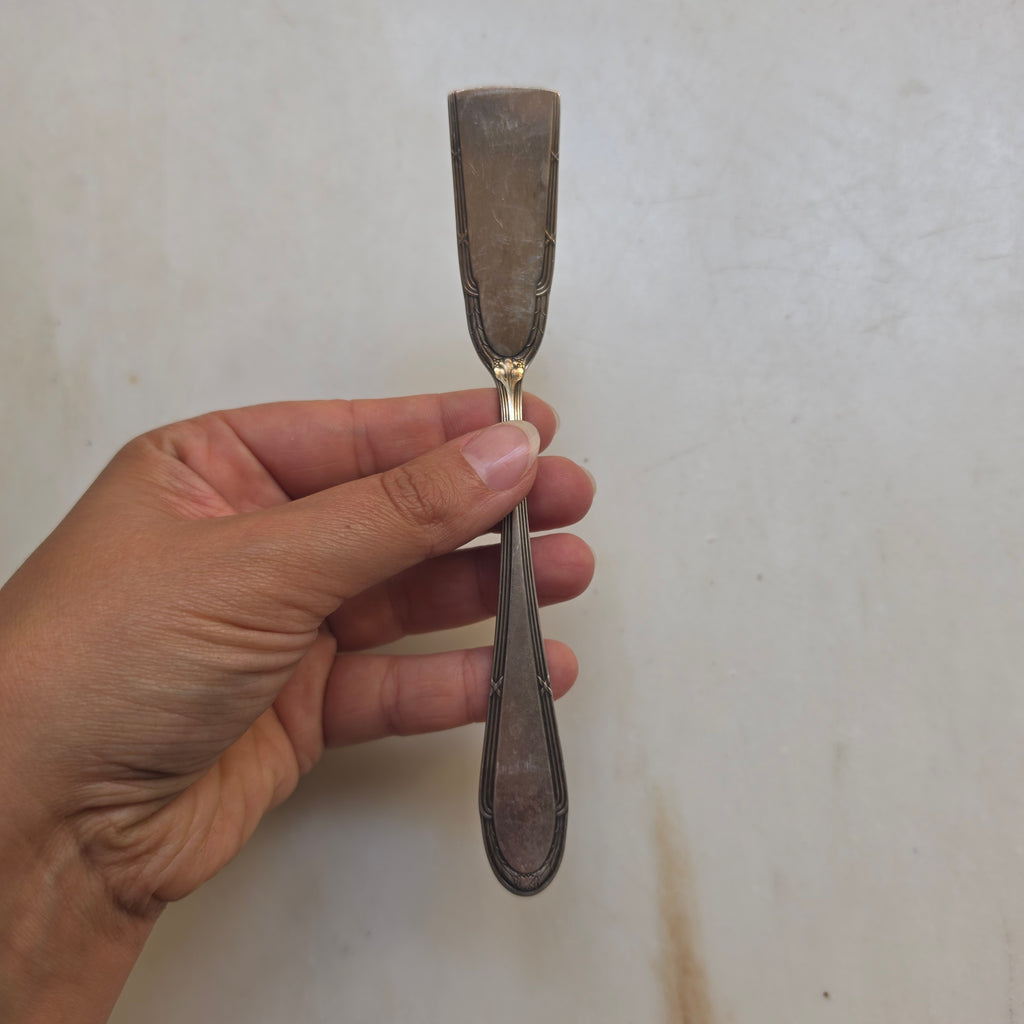 Antikes WMF Buttermesser - Butterspachtel 90er Versilberung – Jugendstil