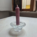 Vintage Etagere Kerzenständer Glas Kristall
