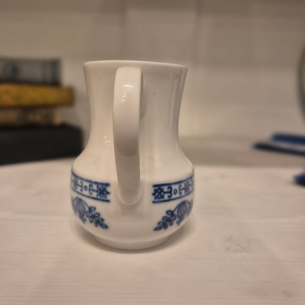 Vintage Milchkännchen blau weiß Kahla GDR Koboltunterglasur Zwiebelmuster