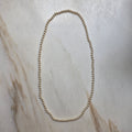 Klassische Kunstperlenkette mit warmem Schimmer – Vintage-Modeschmuck für jeden Tag