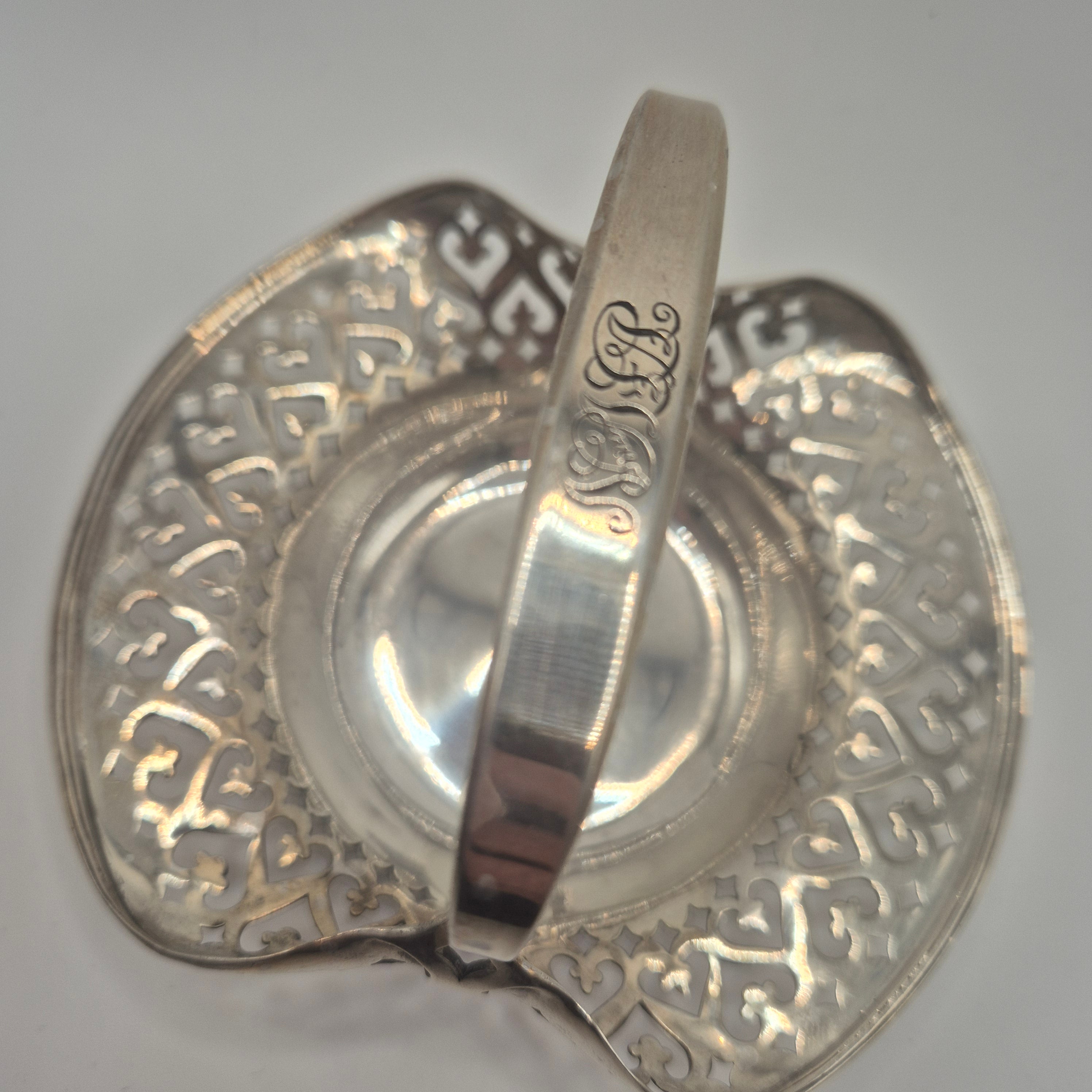 Original Tiffany & Co Sterling Silver 925-1000 Vintage Schale – Klassisches Design mit Monogram
