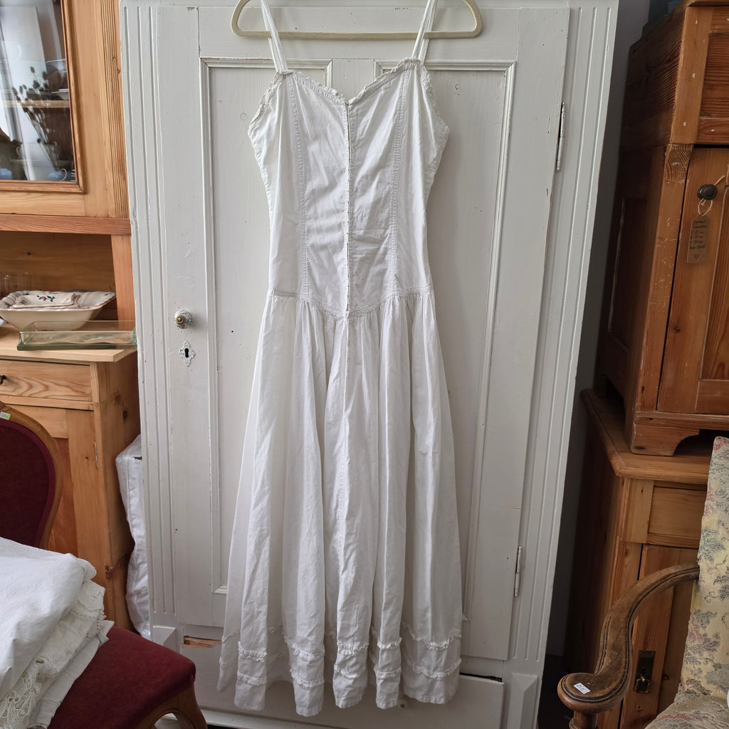 Vintage „True Romance“ Maxi-Baumwollkleid – Cottagecore Dream 90er Jahre