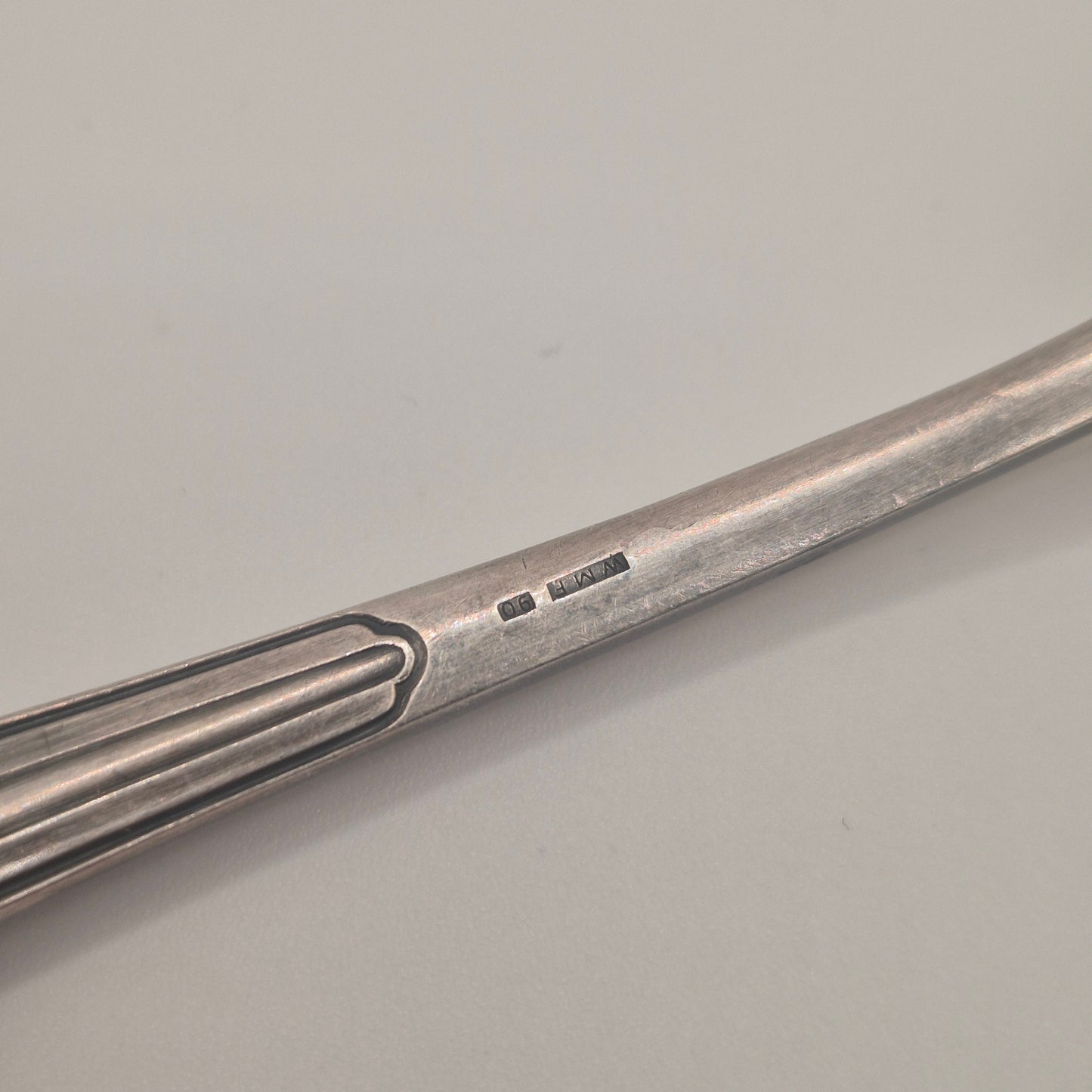 Antike Jugendstil Kuchengabel – Silberfarben / Versilbert