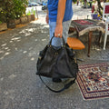 Seltene Vintage LOEWE Nappa Leder Shopper / Tote – 90er Jahre – Schwarz