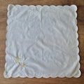 Kleine 90er Jahre Serviette oder Zierdeckchen 40x40cm