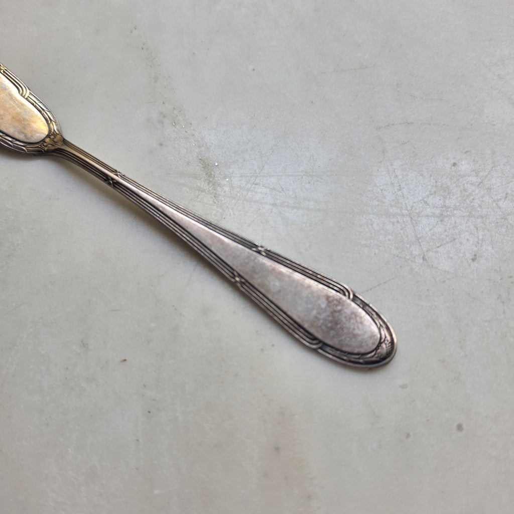 Antikes WMF Buttermesser - Butterspachtel 90er Versilberung – Jugendstil