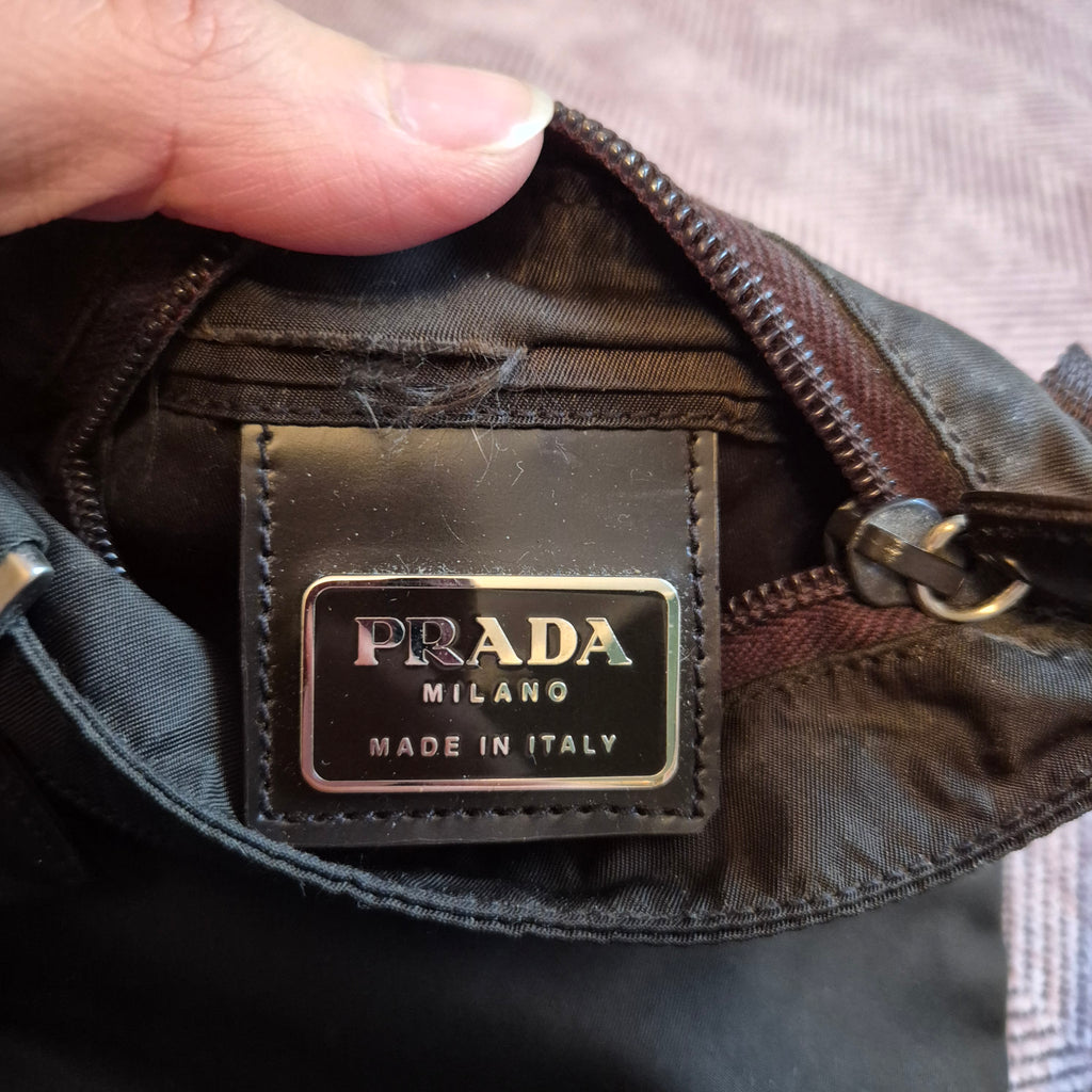 Prada Umhängetasche braun Secound Hand
