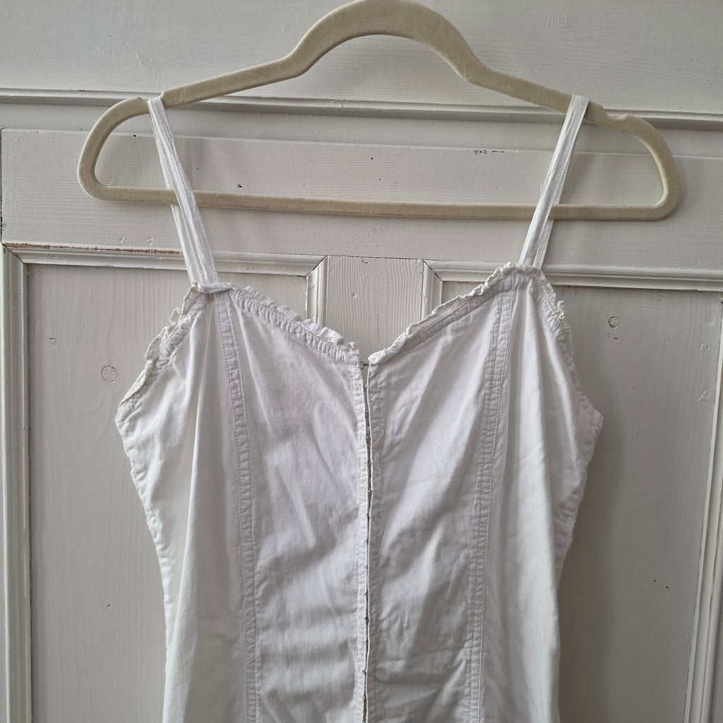 Vintage „True Romance“ Maxi-Baumwollkleid – Cottagecore Dream 90er Jahre