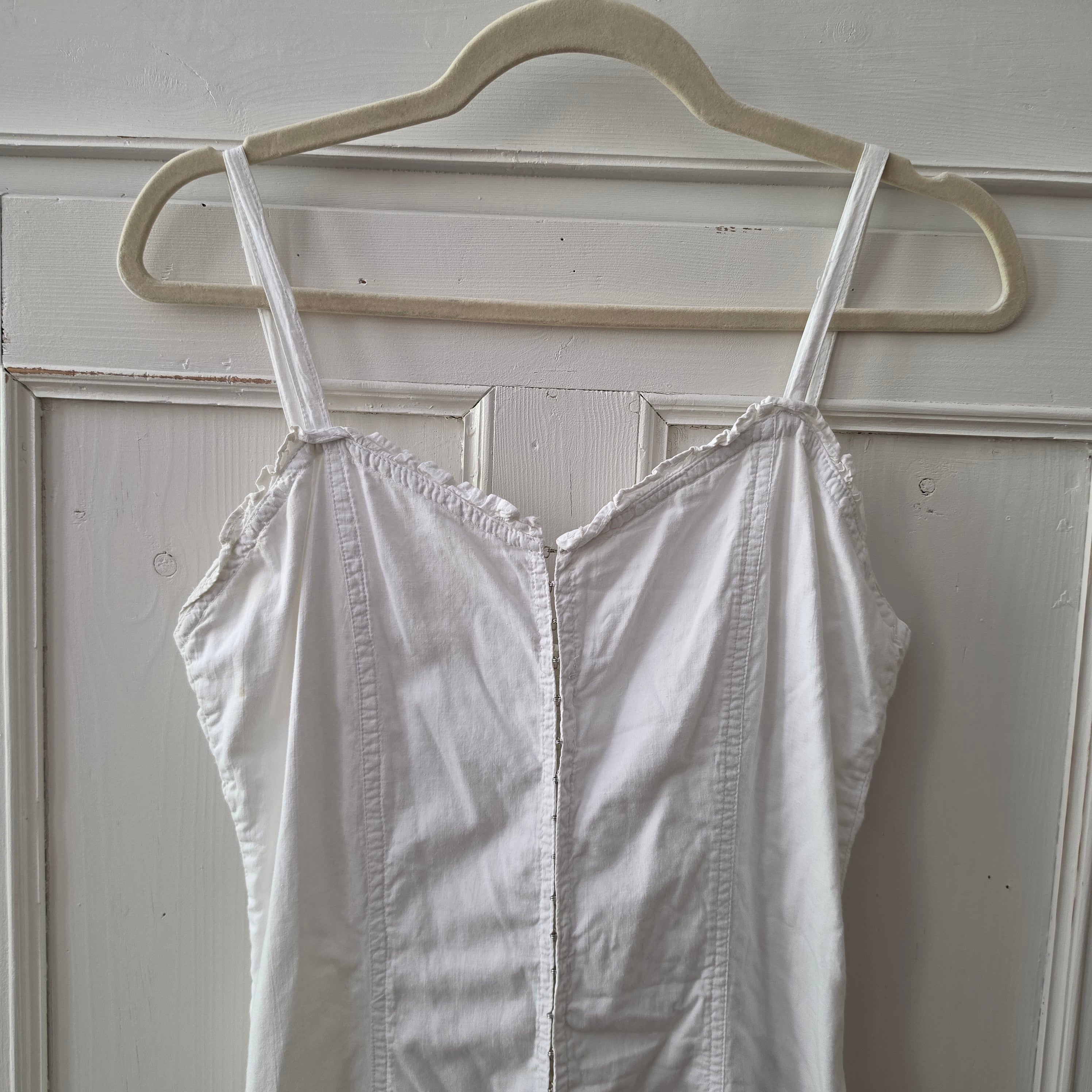 Vintage „True Romance“ Maxi-Baumwollkleid – Cottagecore Dream 90er Jahre