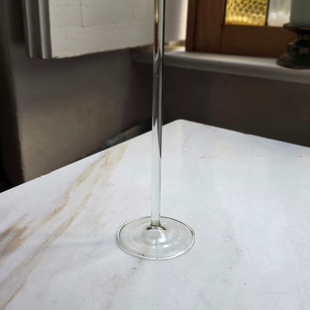 Elegante Vintage-Glasvase in Kobaltblau – Mundgeblasen & Handgefertigt