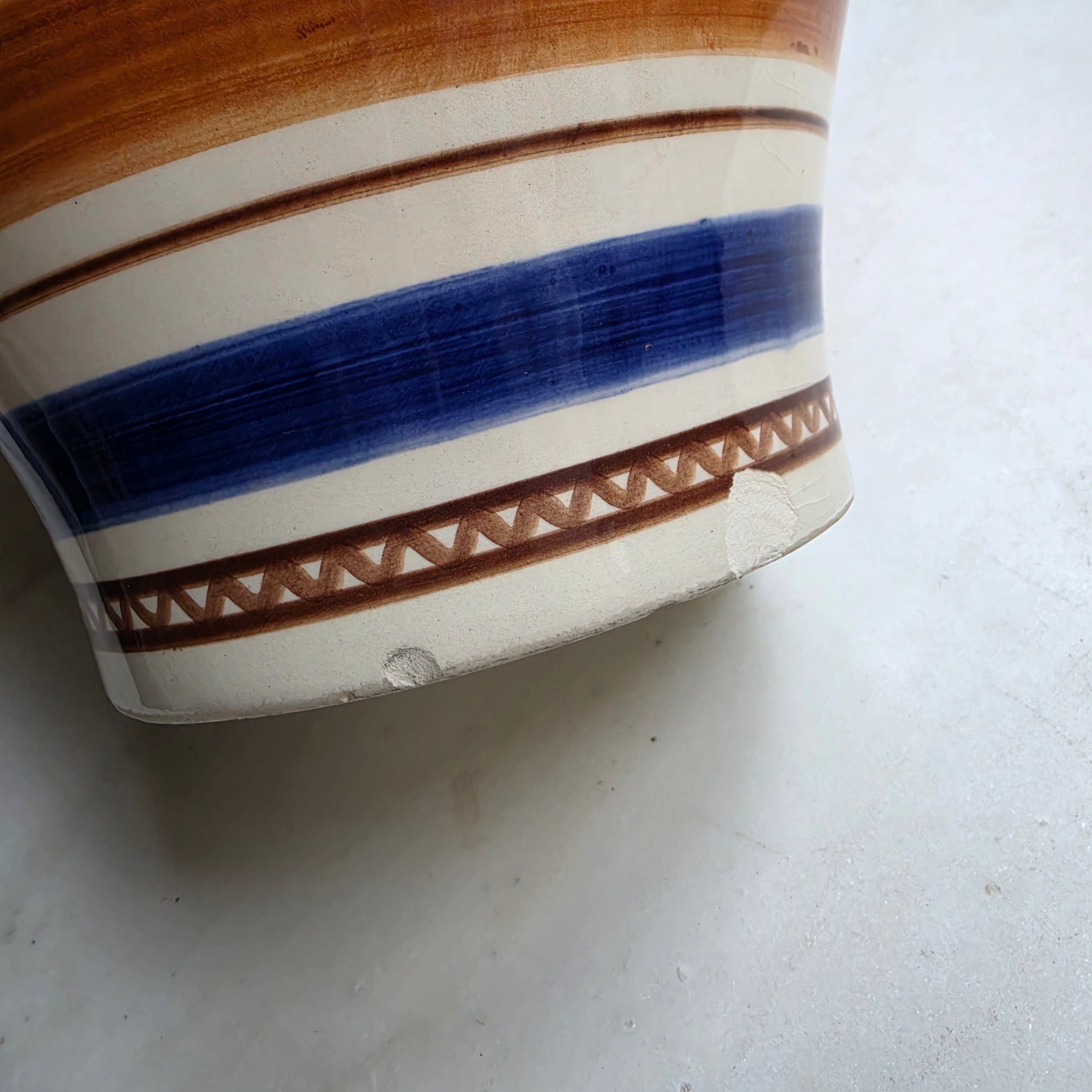 Original Wechsler Tirolerkeramik Krug – Handgemalt – Schwaz / Austria