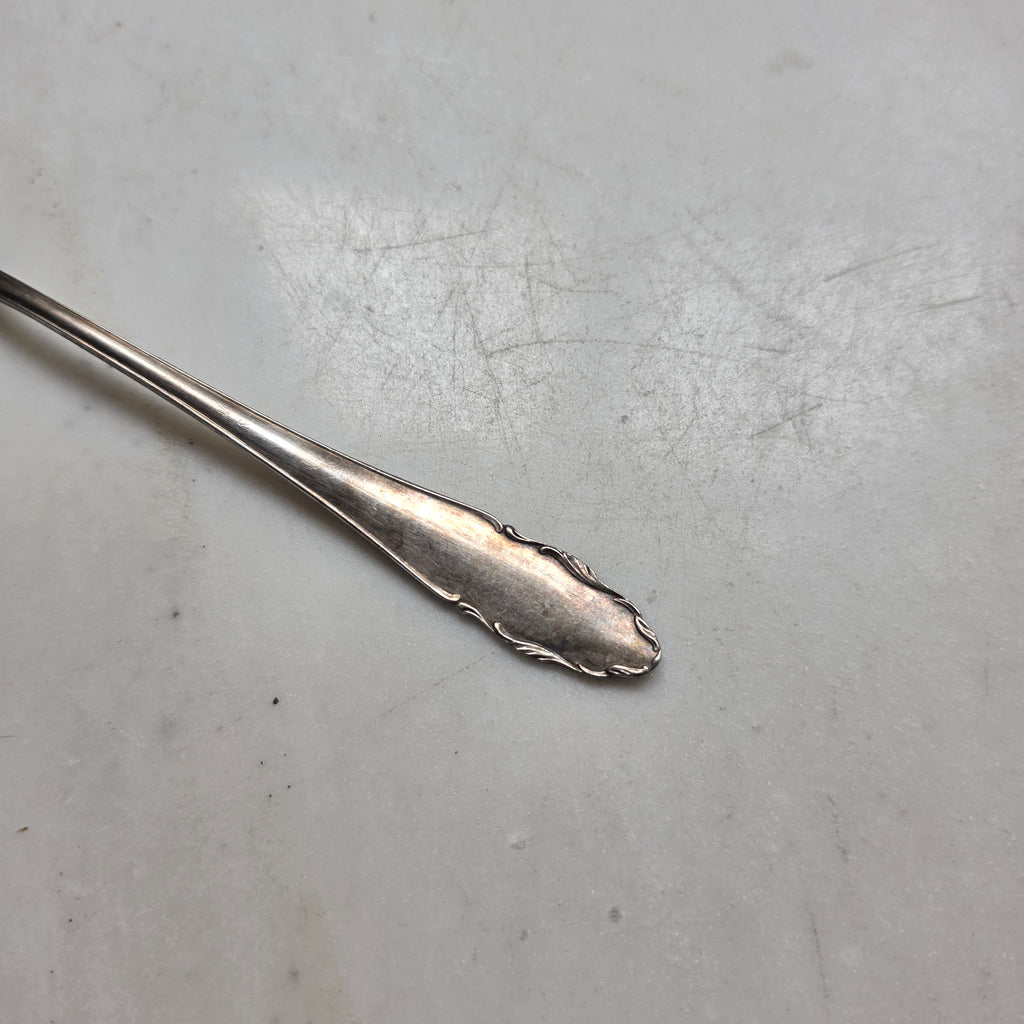 Vintage WMF Aufschnittgabel versilbert (WMF 90) – Klassische Serviergabel mit Patina