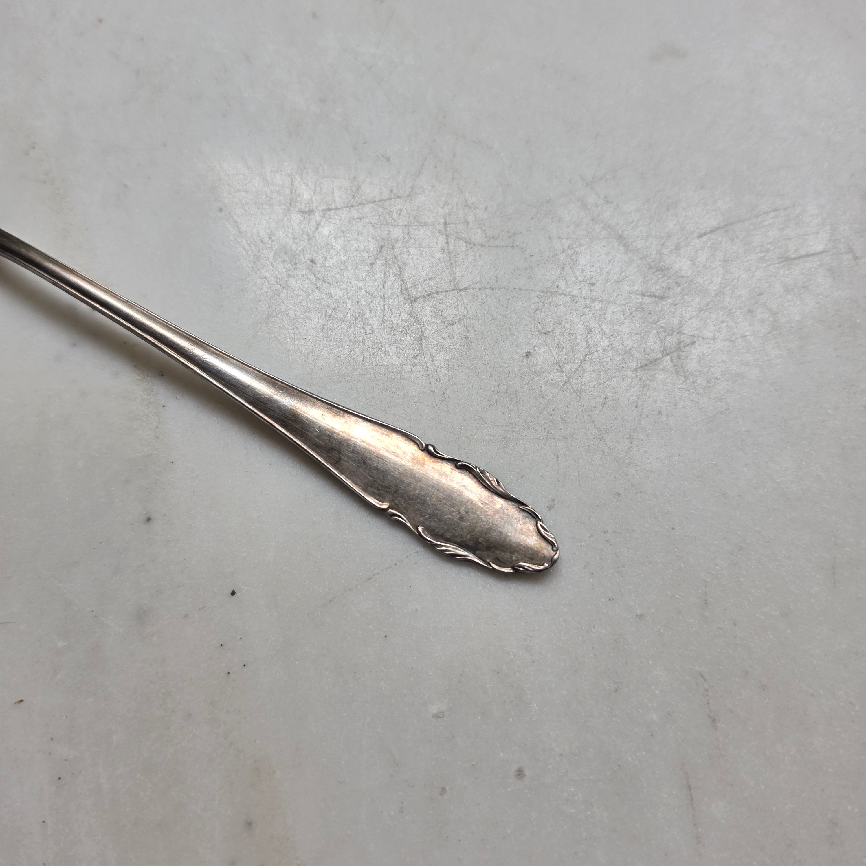 Vintage WMF Aufschnittgabel versilbert (WMF 90) – Klassische Serviergabel mit Patina