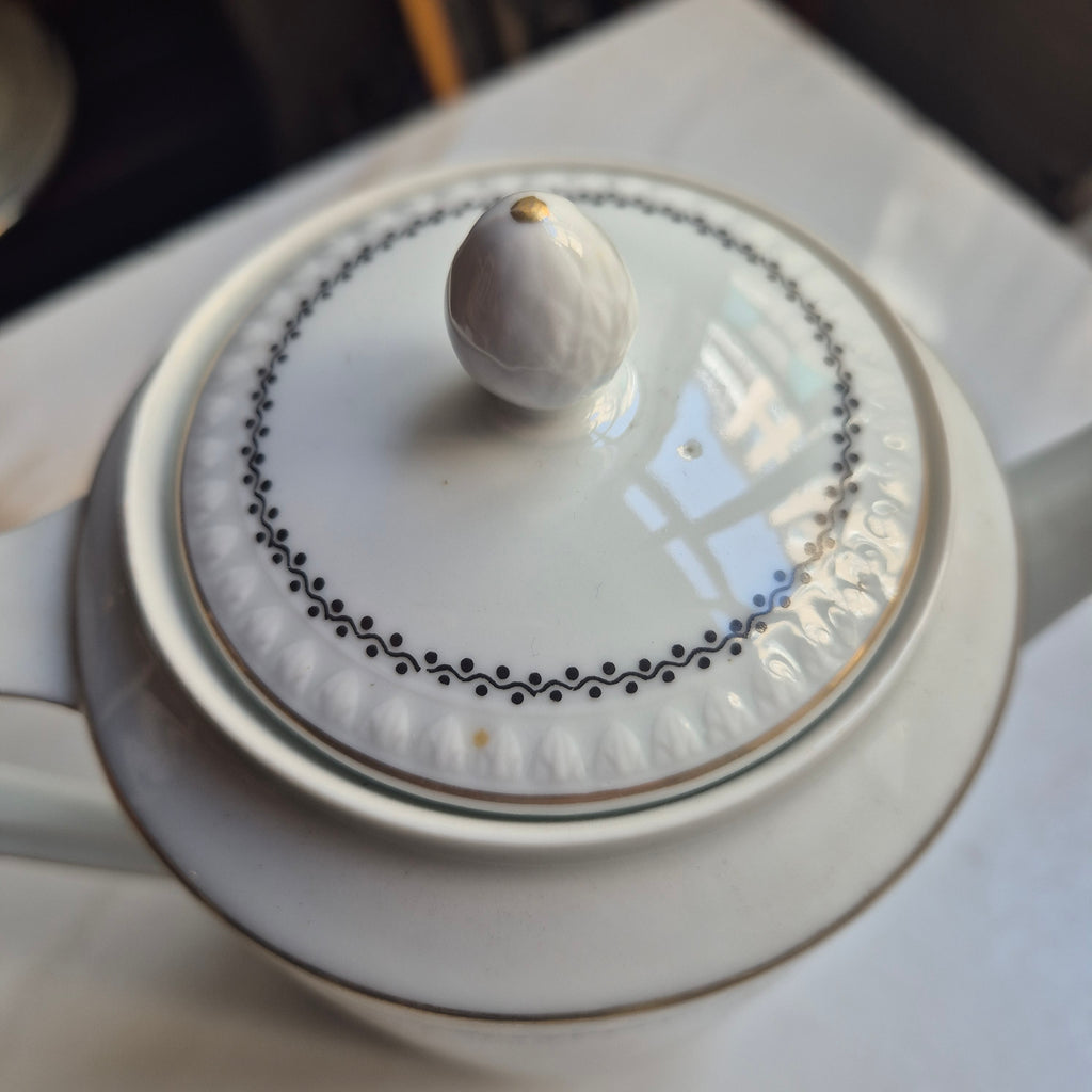 Silesia Kaffeekanne Porzellan - elegant & groß