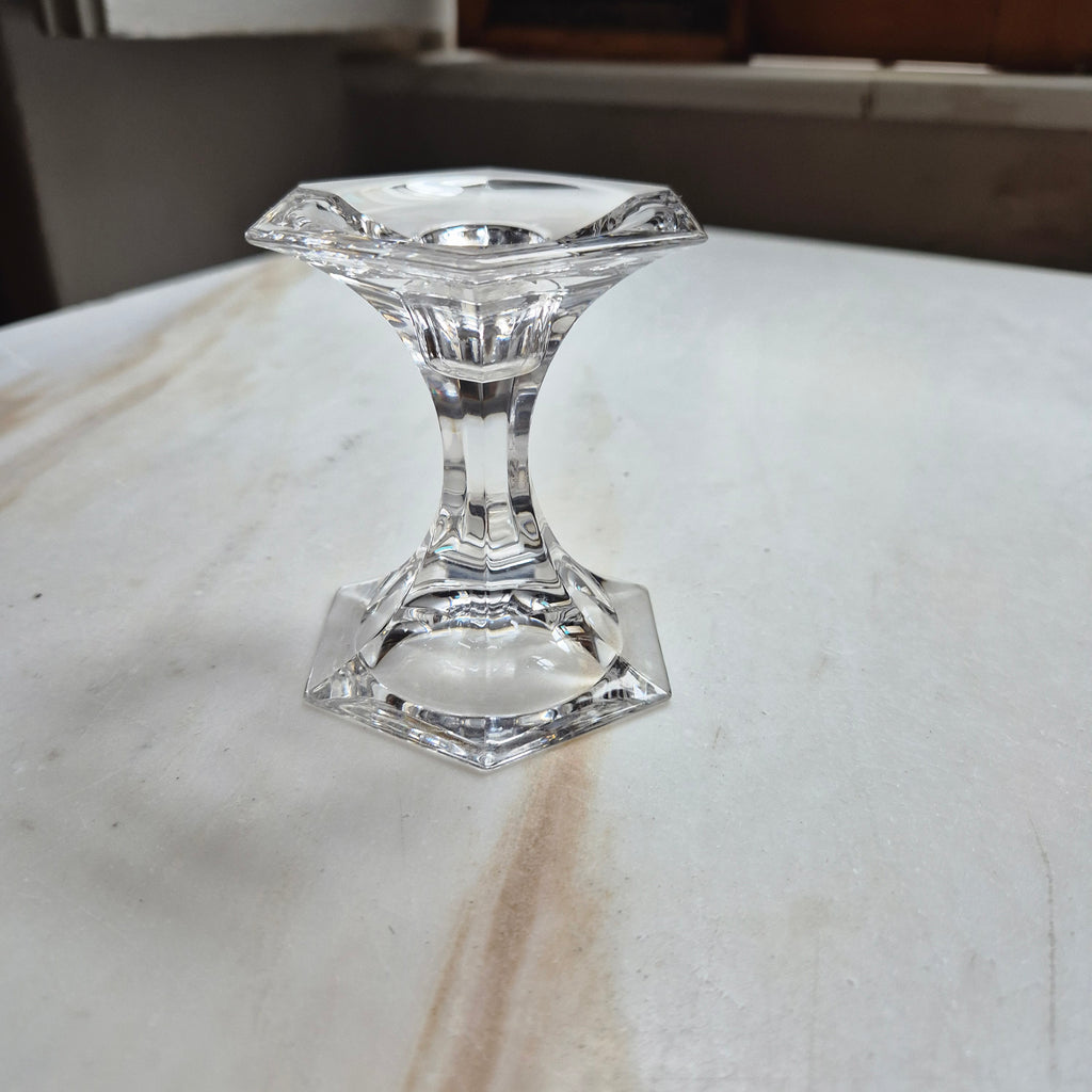 Vintage Kerzenhalter Kristall
