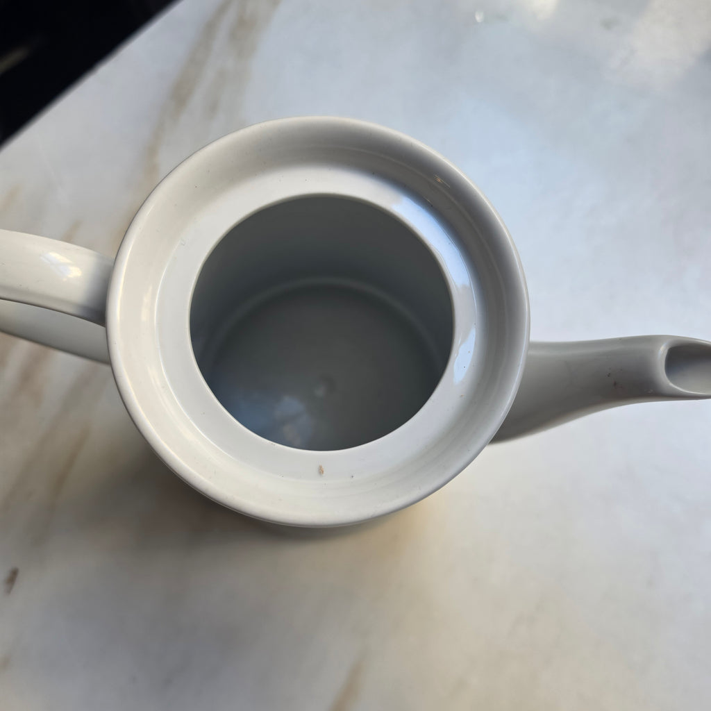 Klassische Porzellan-Kaffeekanne - Teekanne mit Zwiebelmuster Form Marienbad