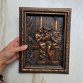 Altes Kupferbild „Romeo und Julia“, italienisch Wanddekortaion Balkonszene