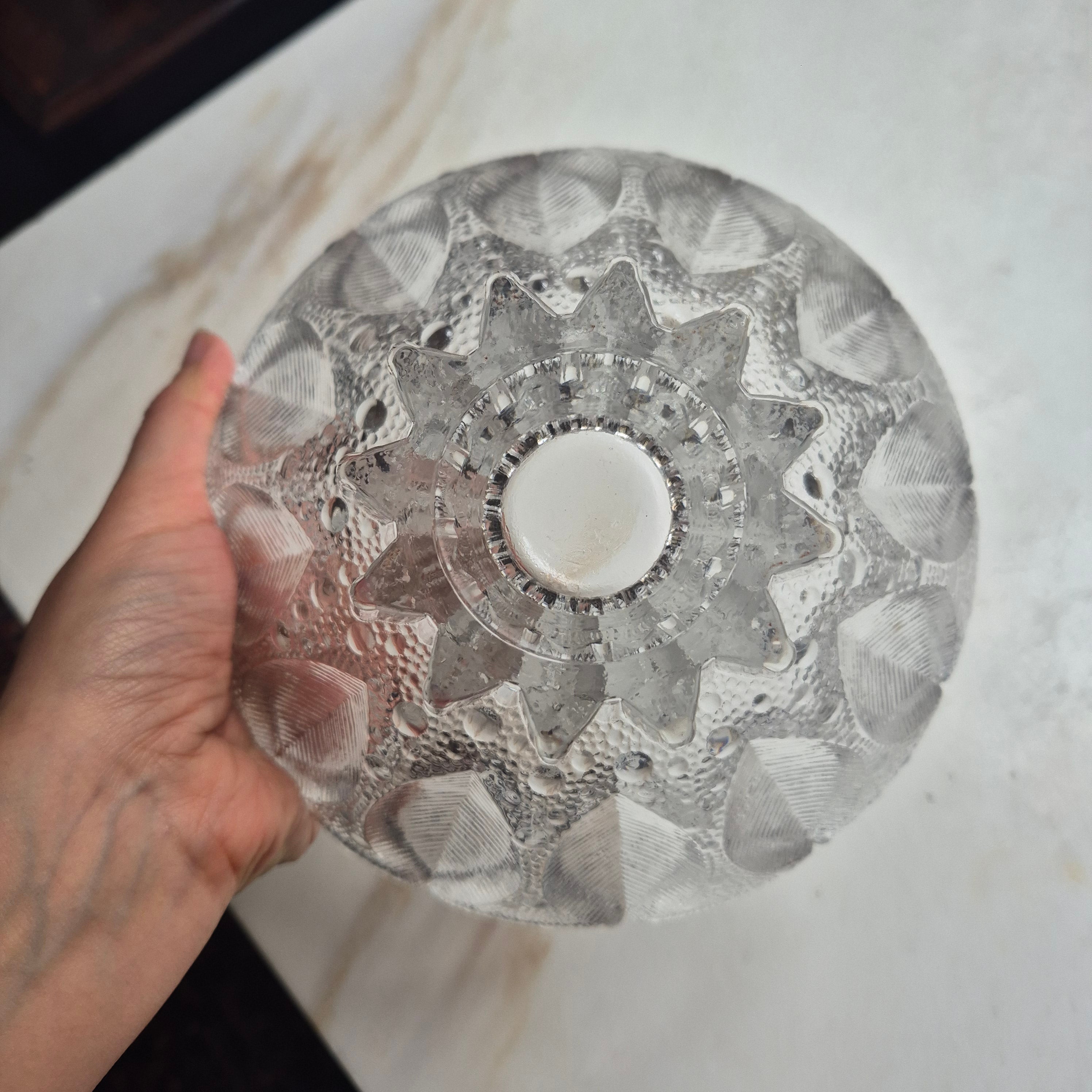 Vintage Lausitzer Glasschale - Medea Kristallschale