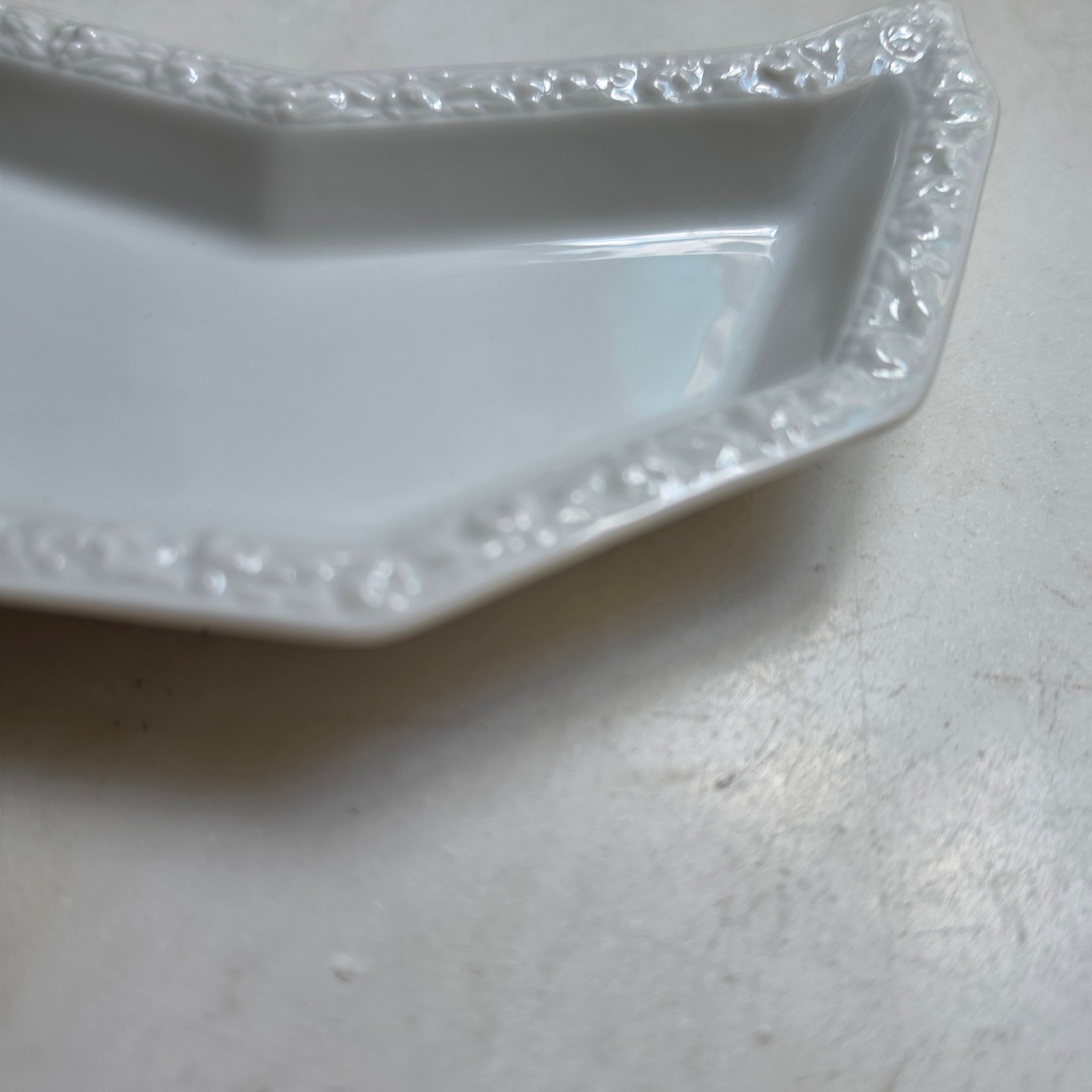 Rosenthal „Maria Weiss“ – Halbmondschale / Beilagenschale (Porzellan)