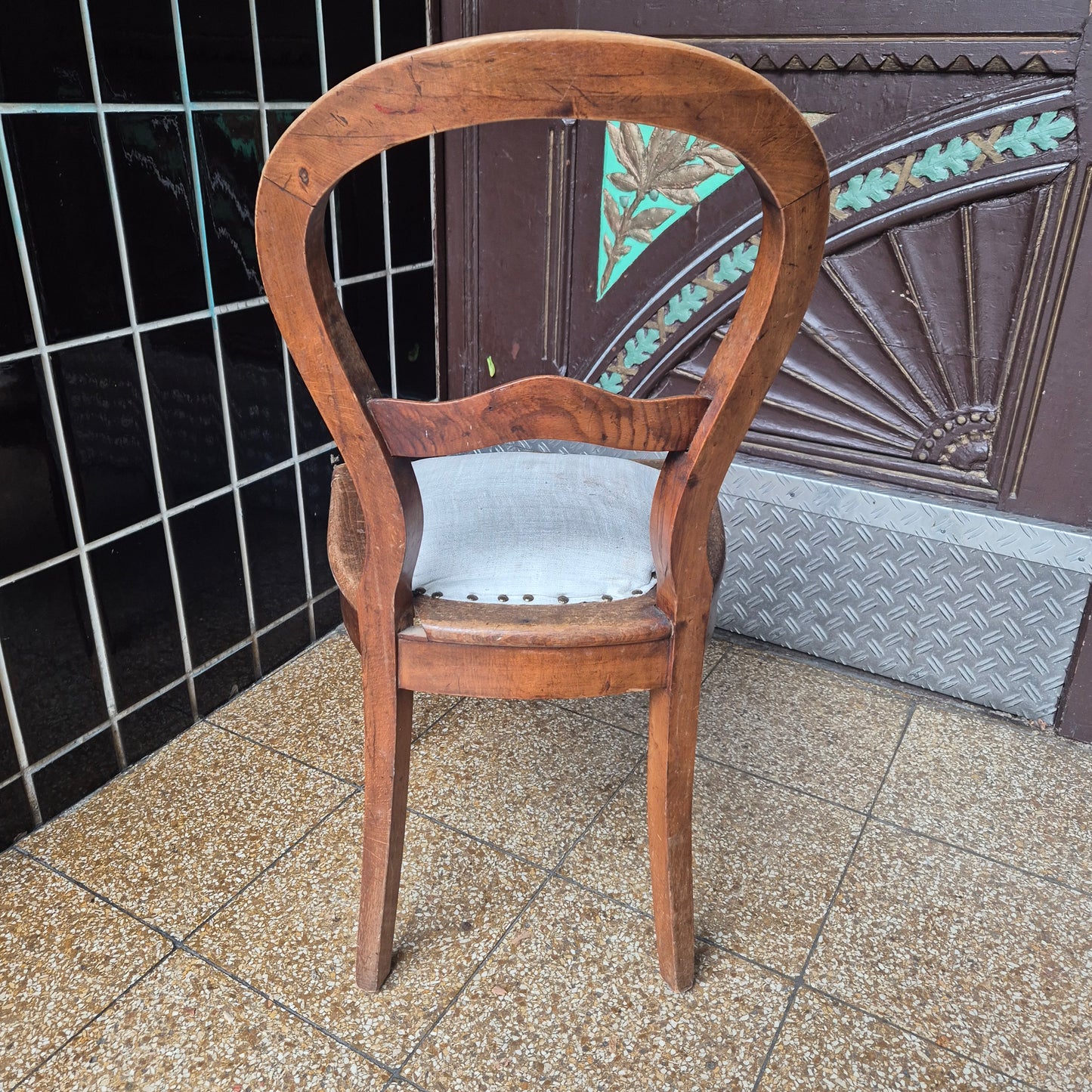 Antiker Stuhl Chippendale Eichenholz