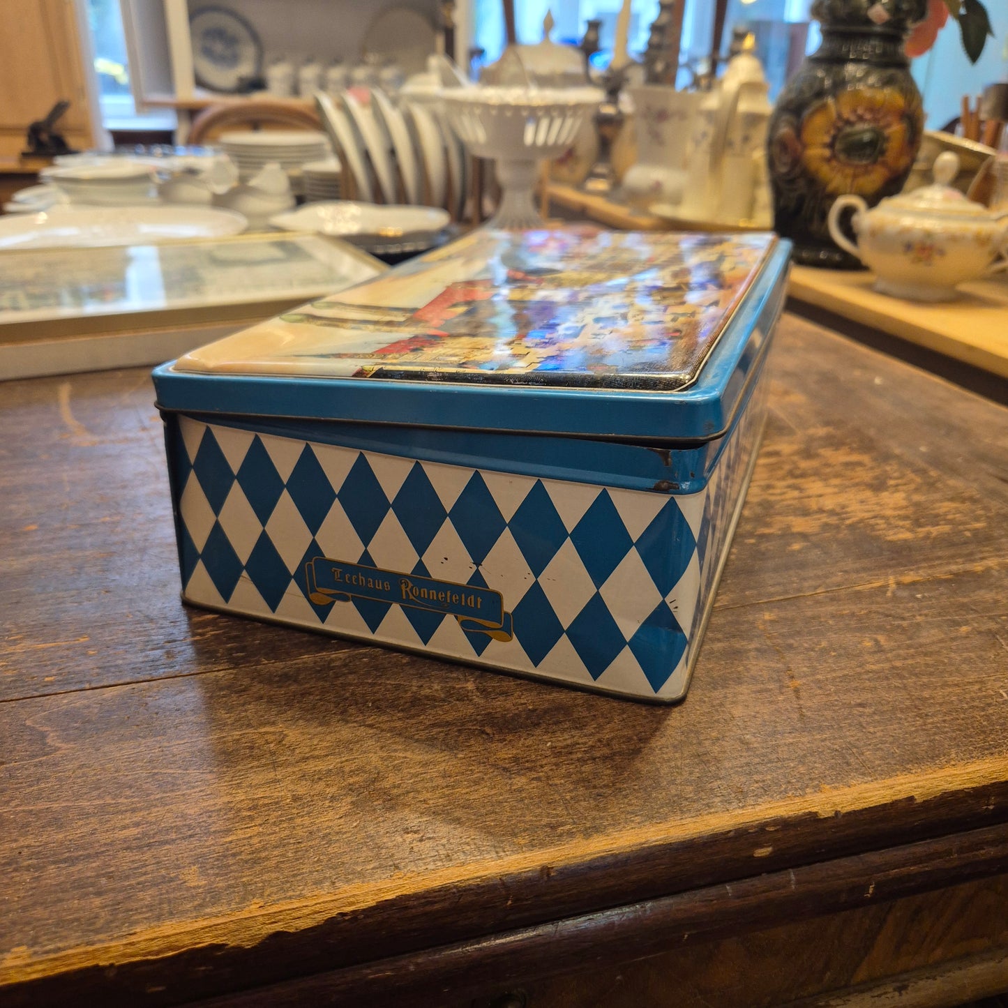 Alte Vintage Blechdose Teehaus Ronnefeldt Der Markt in München