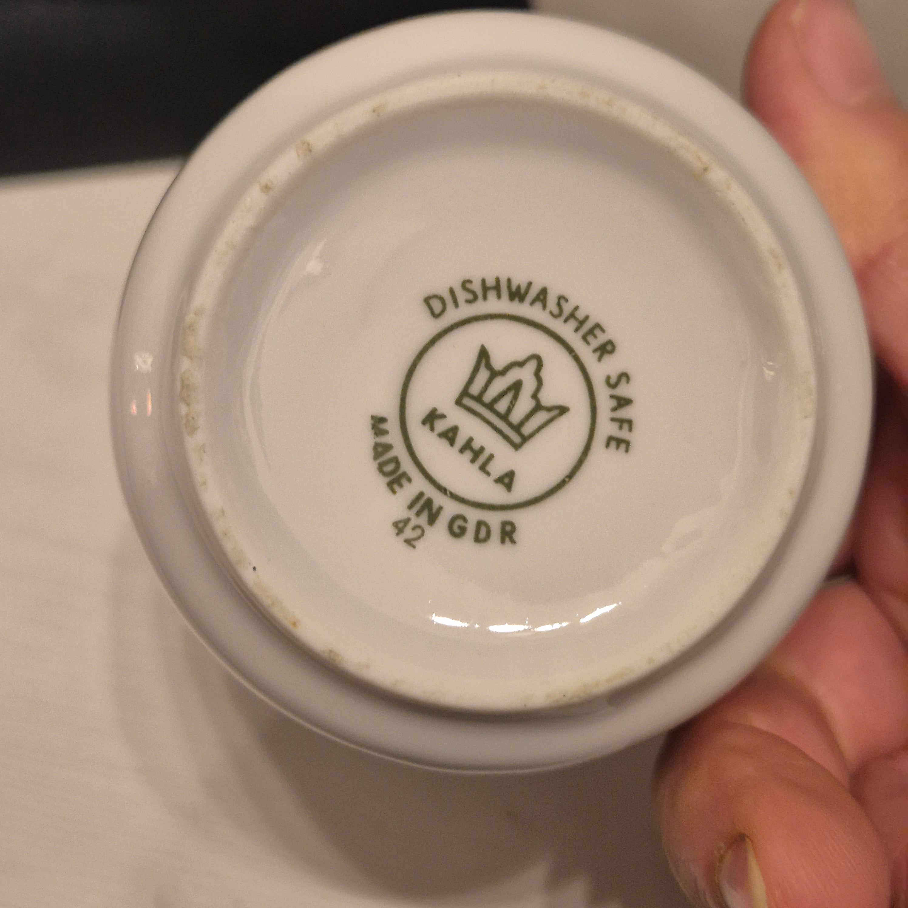 Vintage Zuckerdose von Kahla Gdr  Zweibelmuster blau weiß Porzellan