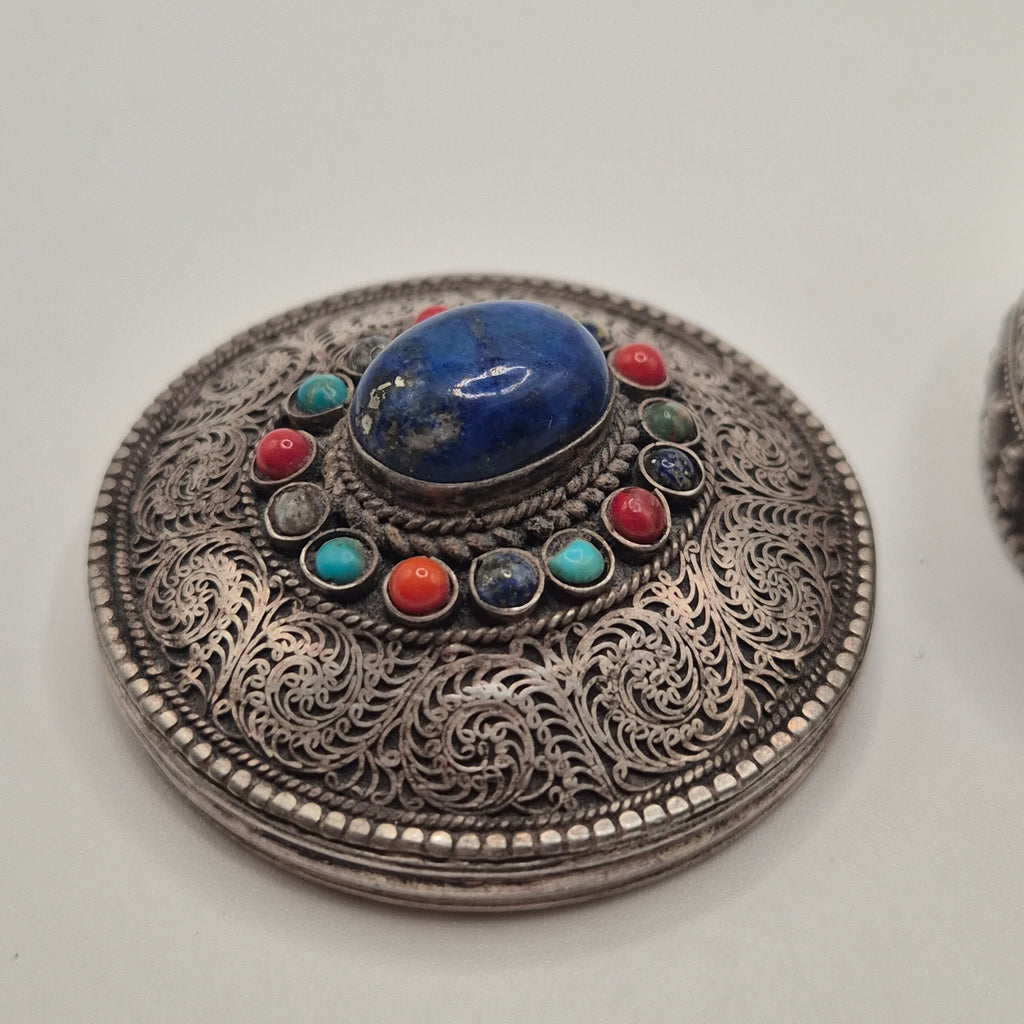 Kleine Vintage Pillendose Schmuckschatulle