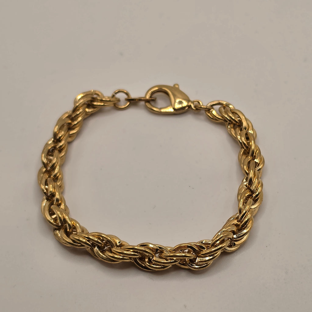 Elegantes Kordelarmband in edler Gold-Optik