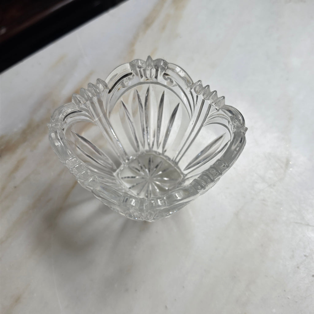 Elegantes Vintage-Kristallglas Schälchen – Vielseitiges Deko-Highlight
