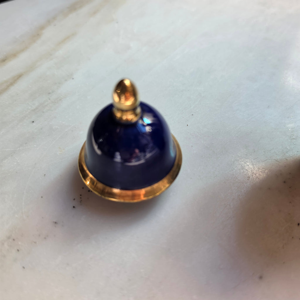 KPM Bavaria Royal – Eleganter Miniatur-Deckelkrug / Deckeldose aus Echt Kobalt & Gold